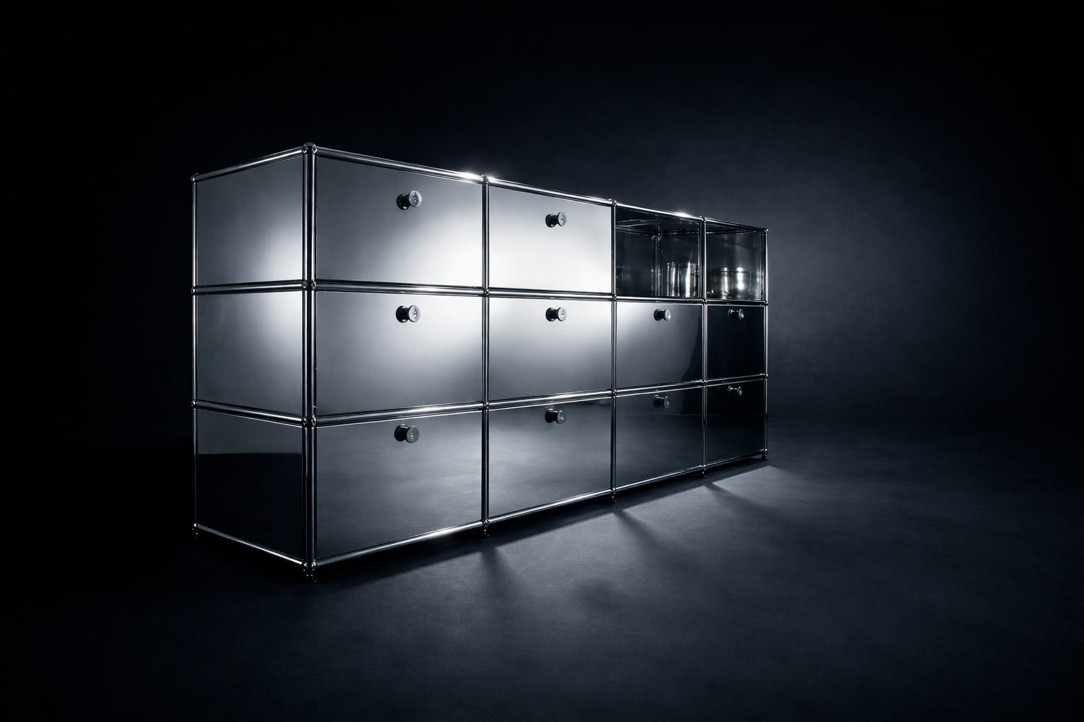 SPECTRVM — mirror stainless steel panels for USM Haller